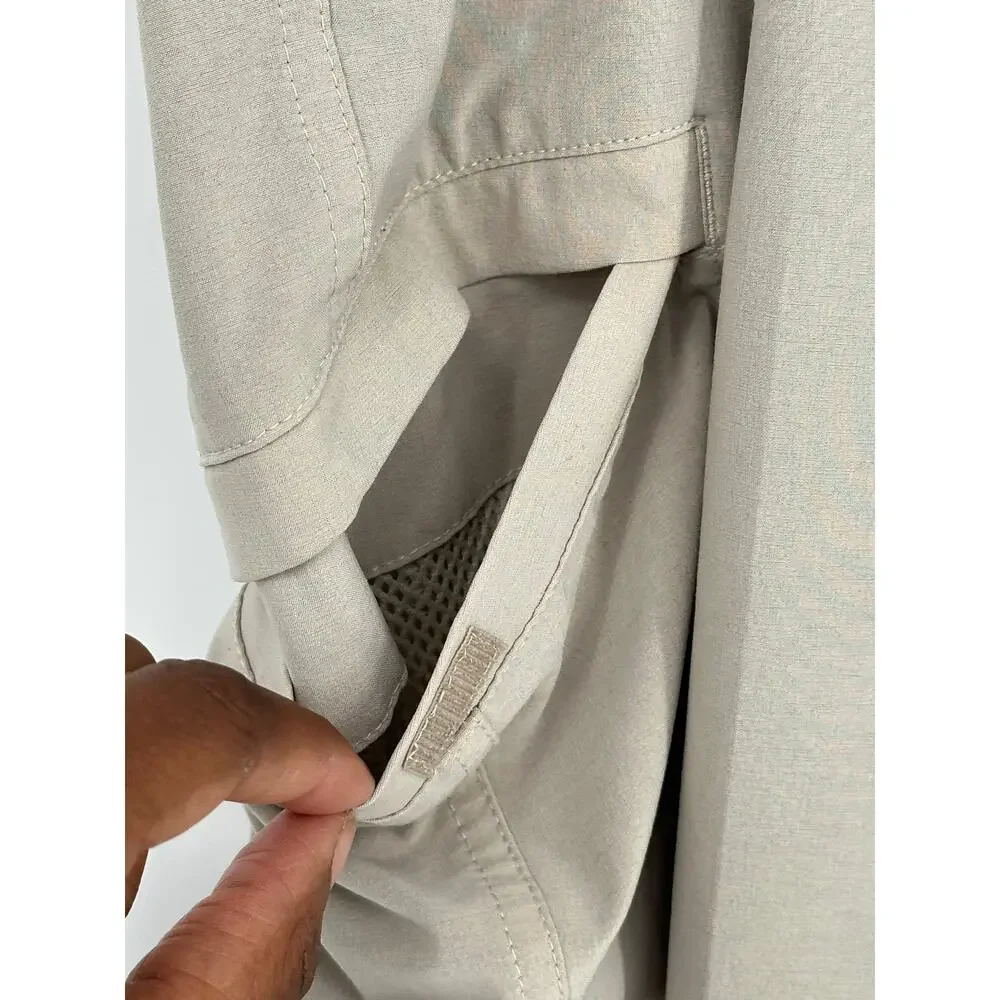 Columbia Men 38 Tan Cargo Shorts Walking Hiking Golf Outdoor Pockets VGC